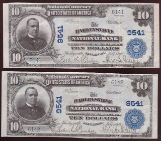 1902PB $10 00 The Harleysville NB of PA