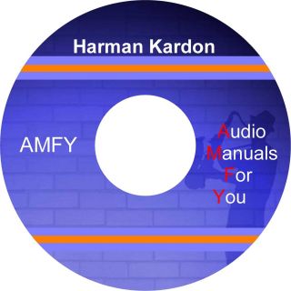 HARMAN KARDON service manuals owners manuals and schematics on 1 DVD