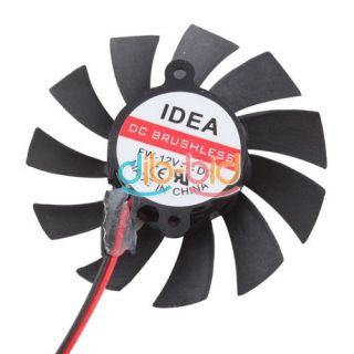 Pin 12V DC Computer PC Graphics Card Heatsinks Cooler Cooling Fan