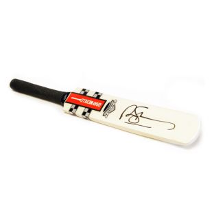 Andrew Strauss Hand Signed Mini Cricket Bat