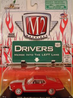 M2 MACHINES CHASE DRIVERS FORD BOSS 302 MUSTANG R1 CASTLINE LIMITED