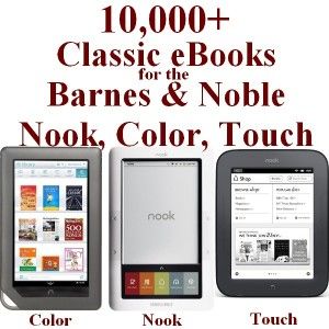 10 000 Barnes Noble Nook Color eBooks 