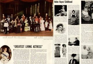 on Greatest Living Actress Helen Hayes in Victoria Regina
