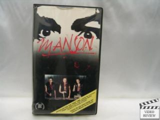 Manson VHS Clam Shell Robert Hendrickson 1984
