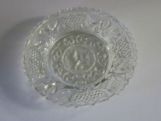 Early American Pattern Flint Glass Cup Plate Henry Clay