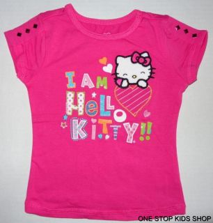 Hello Kitty Girls 2T 3T 4 5 6 Top Shirt Tee