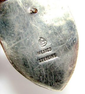 Vintage Mexican Sterling Horse Halter Leather Eagle 214 Engraved