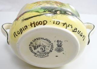Royal Doulton Under The Greenwood Tree Robin Hood In Ambush Porcelain