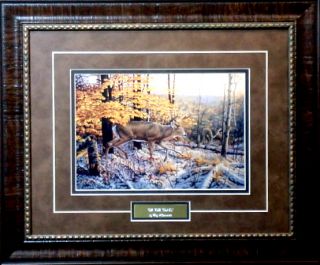 Greg Alexander on The Trail Deer Print Framed