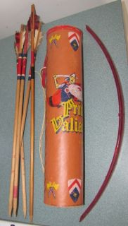 Prince Valiant 1930s Harold Foster Bow Arrows Quiver Toy Childs Play