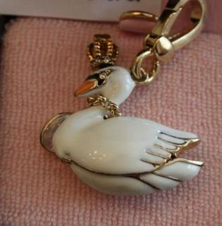 JUICY COUTURE SWAN BRACELET CHARM RETIRED