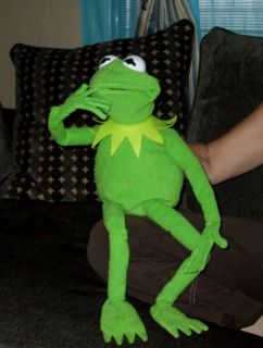 Jim Henson Big Kermit The Frog Full Hand Puppet 28 with Bendy Fingers
