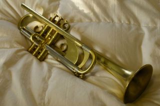 Harrelson 908 Trumpet Raw Brass Near Mint