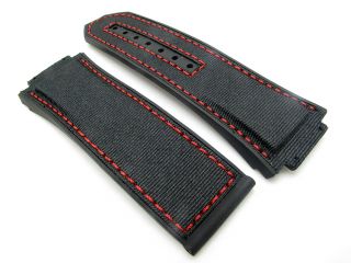 Hublot Big Bang King Power F1 STRAP ONLY Black with Red Stitch
