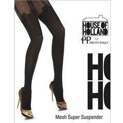 Henry Holland Mesh Suspender Tights as Worn by Jessie J
