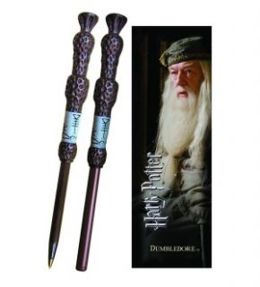 Harry Potter Dumbledore Wand Pen & Bookmark *New*