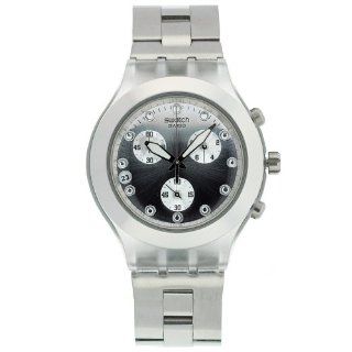 Swatch Mens SVCK4038G Full Blooded Silver Watch Watches 