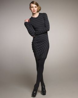 by Alexander Wang Striped Jersey Dress   