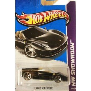 Hot Wheels 2013, Ferrari 458 Spider (BLACK), HW SHOWROOM