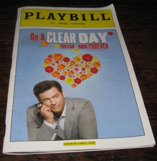  Harry Connick on A Clear Day Playbill