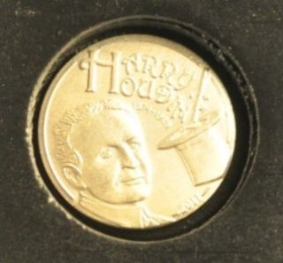 harry houdini magic coin box 2011 palau ag plt