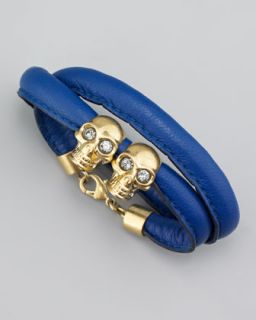 Blee Inara Multi String Skull Bracelet   