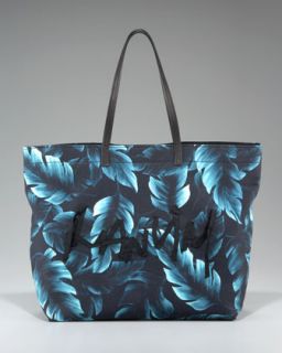 Lanvin Amalia Python Print Shoulder Bag   