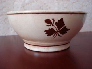 Alfred Meakin Copper Luster Ironstone Tea Leaf Mush Bowl