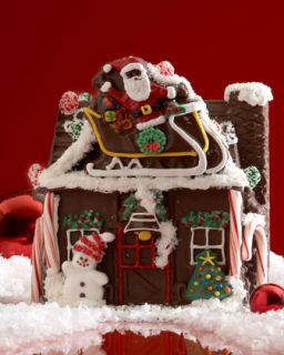 Golda & I Chocolate Santa House   