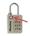 Master Lock 4687DNKL Instant Alert TSA Accepted Luggage Lock   
