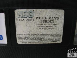 White Mans Burden VHS John Travolta Harry Belafonte Margaret Avery