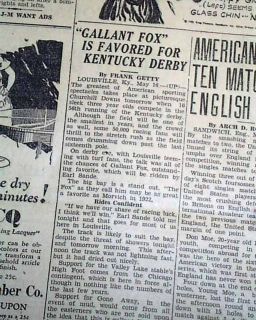 Honey Grove TX Texas Negro Lynching Sam Johnson 1930 Old Newspaper