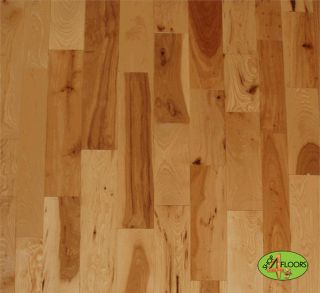 Hickory Solid Hardwood Flooring Natural Finish