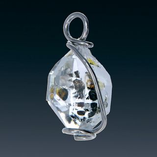 Herkimer Diamond Quartz Crystal Pendant & Earring Set in 925 Sterling
