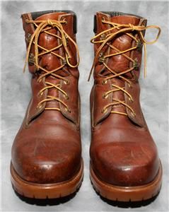 Vtg Leather Herman Survivors Insulated Waterproof Boots Size 11 MW