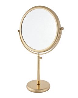 Frasco Mirrors Stand Fold Purse Brass Double Side Mirror   Neiman