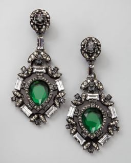 Lanvin Crystal Drop Earrings   