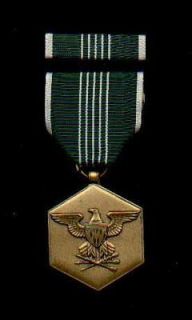 us army commendation military award medal with ribbon bar time