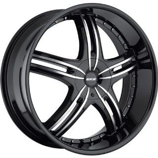 MKW M105 18 Black Wheel / Rim 4x100 & 4x4.5 with a 40mm Offset and a