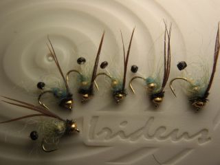 Irideus Custom Hat Creek Hippie Tail Double Bead Pupa Trout Fly