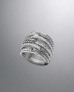 David Yurman 20mm Moon Quartz Moonlight Ice Ring   