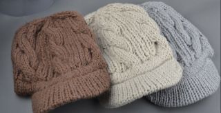 Trendy Womens Winter Knit Beanie Hat LONG BEANIE CAP 4 COLORS, FRFEE