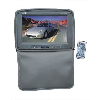  PL1101HRGR NEW HEADRESTS W/LCD MONITOR IR TRANSMITTER &GRAY COVER