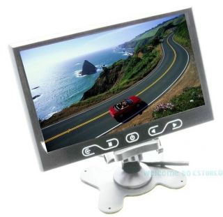  Alone LCD Reverse Rearview Headrest Monitor Touching Button
