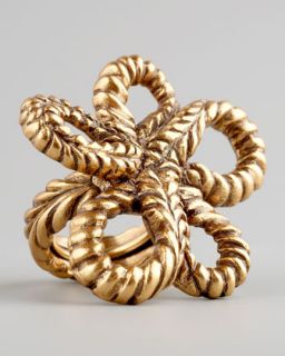 Oscar de la Renta Knotted Ring   