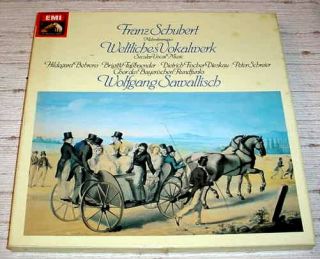 Schubert Weltliches Vokalwerk 5 LP Wolfgang Sawallisch