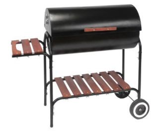 New Deluxe Outdoor Hibachi Charcoal Iron Touch Dark Broil Wrangler