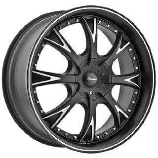 Panther Evo 20x8.5 Black Wheel / Rim 5x115 & 5x120 with a 35mm Offset