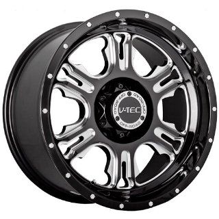 Tec Rage 17 Black Wheel / Rim 5x4.5 with a +12 mm Offset and a 83