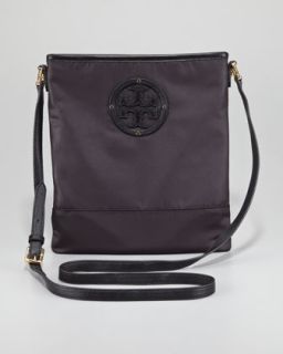 Tory Burch Stacked Logo Swingpack, Black   